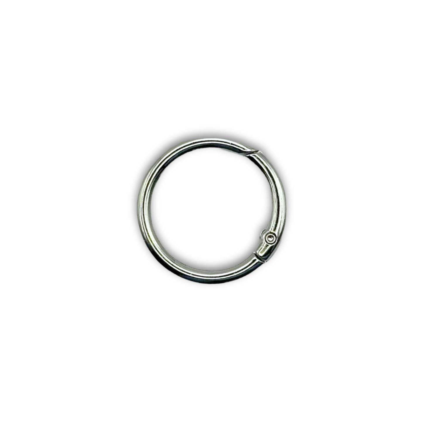 Feder-O-Ring für Hundemarken Silber