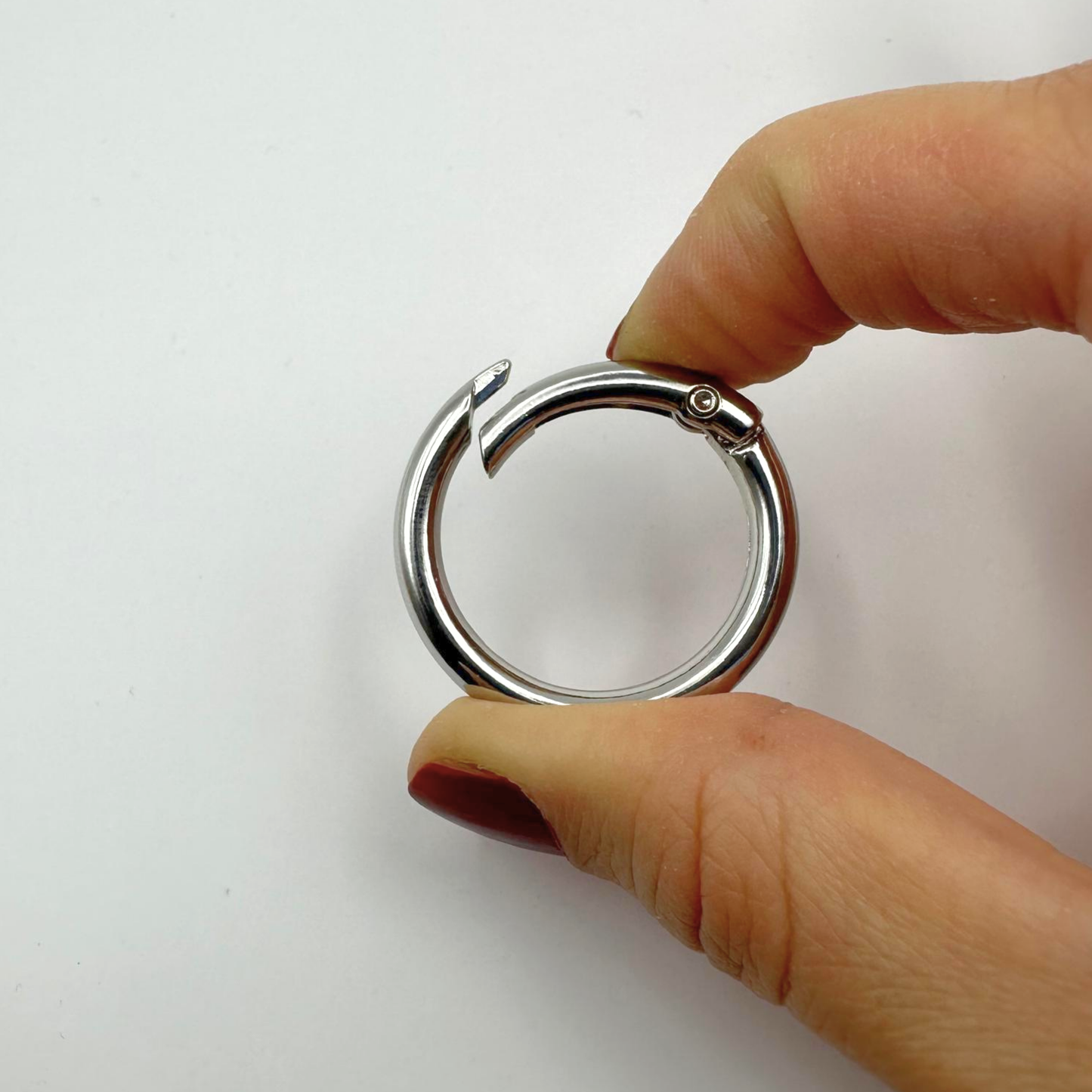 Spring O-Ring for Dog Tags Silver